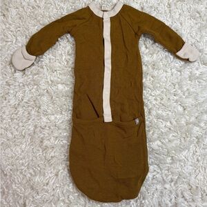 Goumi Waffle Knit Gown | 3-6 months
